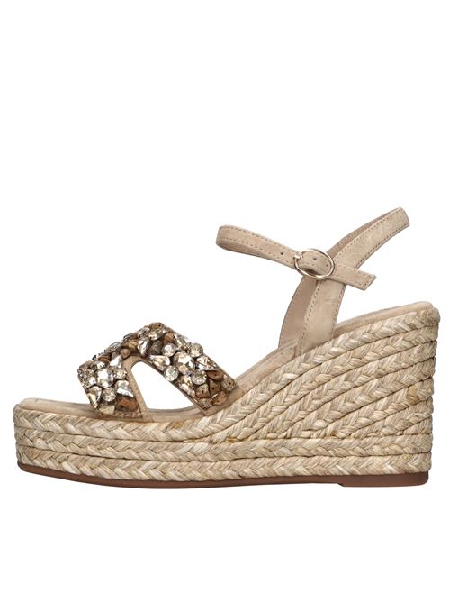 Sandali in pelle strass e pietre ALMA EN PENA | V251278 SUEDESAND